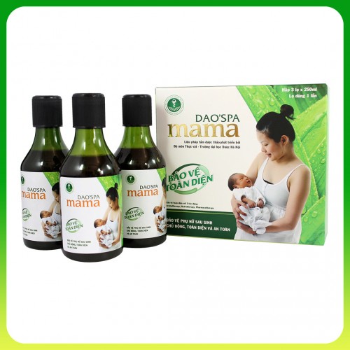 DUNG DỊCH XÔNG TẮM DAO'SPA MAMA – DÙNG CHO SẢN PHỤ ĐỂ XÔNG TẮM CHỐNG CẢM