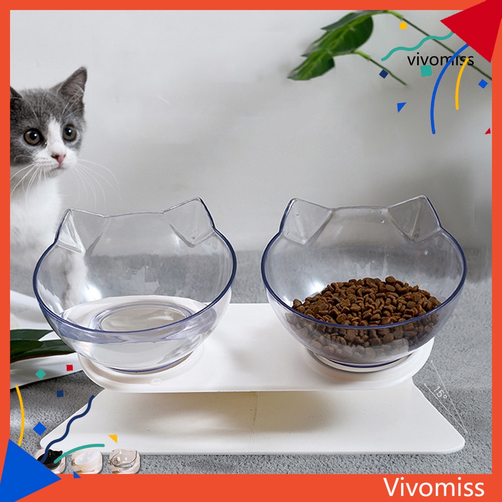 Tô đựng thức ăn/nước uống cỡ lớn chống trượt kèm giá đỡ tiện dụng cho thú cưng
