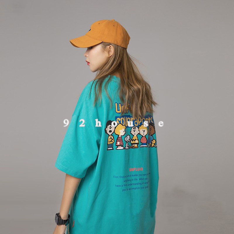 Áo thun tay lỡ form rộng unisex những đứa trẻ