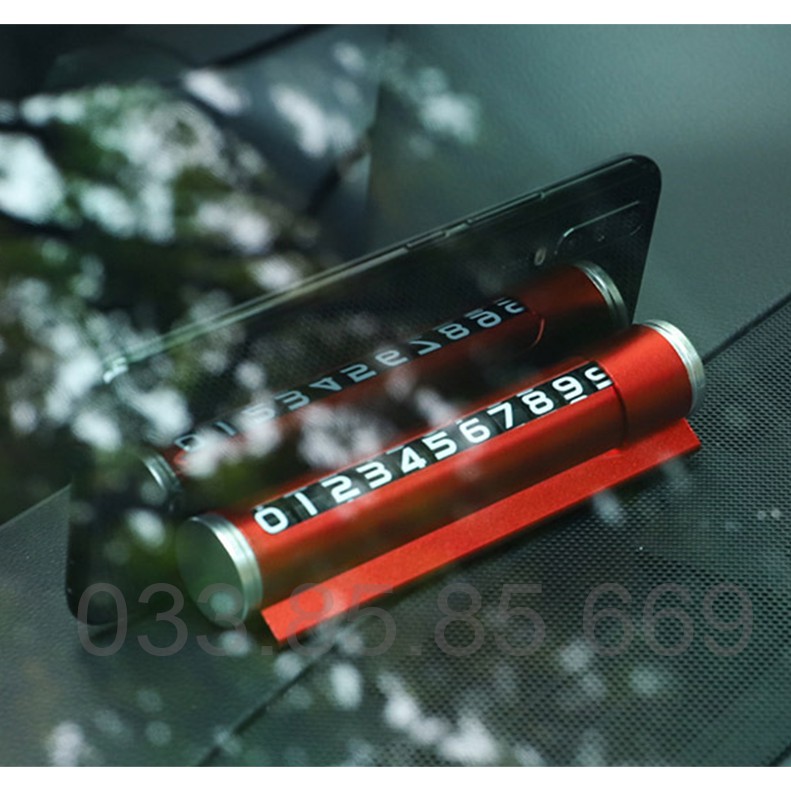 [NHẬP KHẨU] Bảng ghi số điện thoại HỢP KIM CAO CẤP trên ô tô - Tích hợp giá đỡ điện thoại, Phá kính an toàn và SÁP THƠM | BigBuy360 - bigbuy360.vn