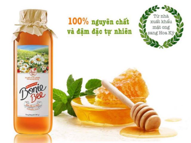 Mật ong hoa cà phê nguyên chất Boniee Bee Classic (380g)