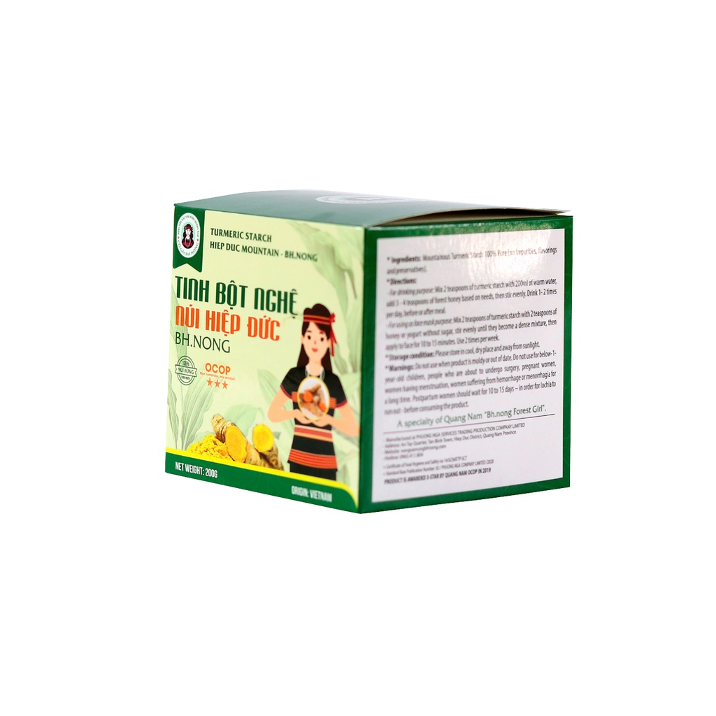 Tinh bột nghệ núi Bh.nong