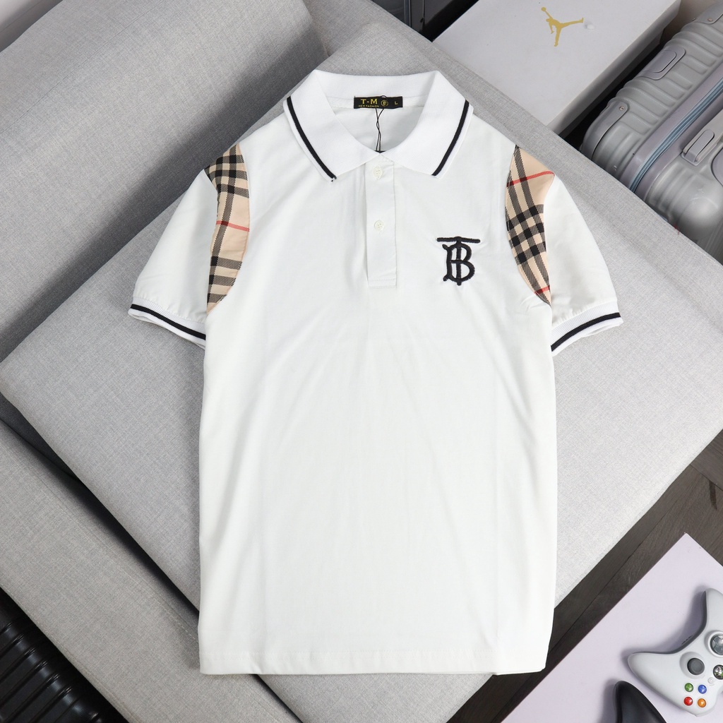 Áo thun nam cổ trụ cao cấp ★ thêu chi tiết hình thật hàng chuẩn shop