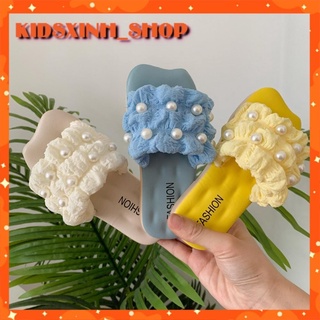 Dép Quai Ngang Thời Trang Mùa Hè Bé Gái Quai Phồng Đính Cườm Siêu Xinh Cao Cấp DB02