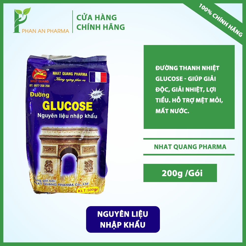 Đường thanh nhiệt Glucose - Giúp giải độc, giải nhiệt, lợi tiểu. Hỗ trợ mệt mỏi, mất nước - Phan An1 CN380