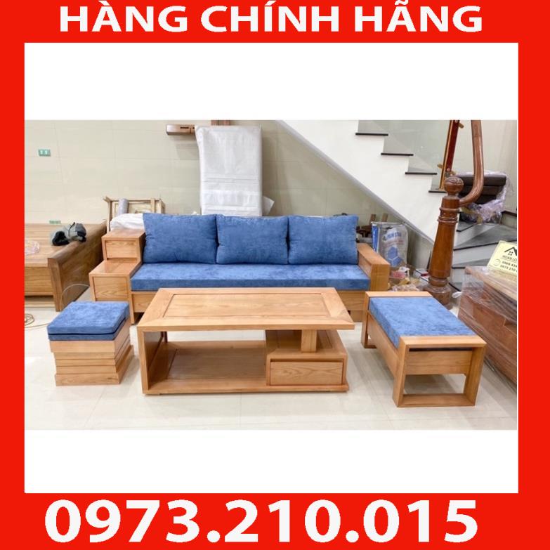 HÀNG CHÍNH HÃNG Sofa phòng khách nhỏ gọn 3 ngăn kéo gỗ sồi Nga 100% giá tại xưởng, ảnh thật tại shop giá gốc tại xưởng