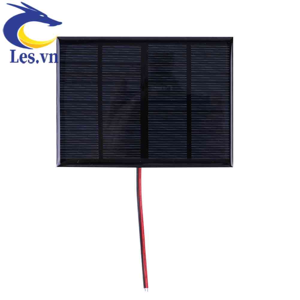 Tấm Pin Năng Lượng Mặt Trời Mini 3W 12V Cho Điện Thoại 9-12V