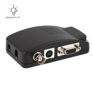 Bộ chuyển đổi bnc pc sang tv vga rca, cinch, s-video cho svhs màu đen