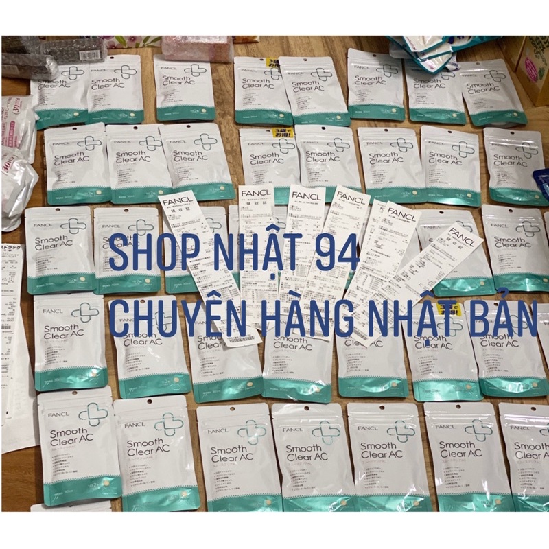 Viên Uông Hỗ trợ Giảm mụn Fancl smooth Clear AC Nhật Bản(có bill) | BigBuy360 - bigbuy360.vn