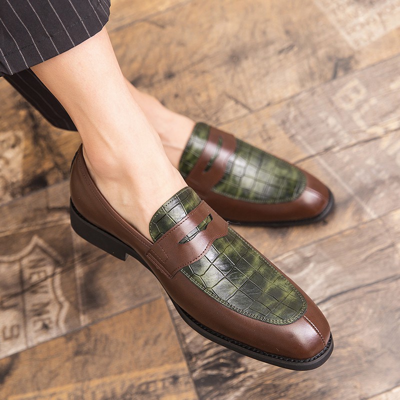 Giày Da oxford Không Dây Cột Dây Có size Lớn 45 46 47 48 Dành Cho Nam Giới