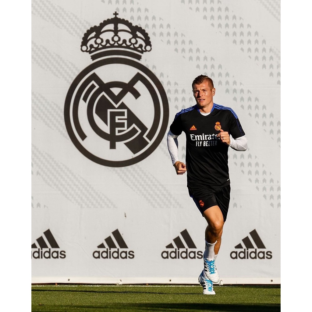 Áo Thể Thao Chính Hãng Màu Đen Xanh-adidas Men's Real Madrid 21/22 Training T-shirt-GR4345-Sumo Authentic