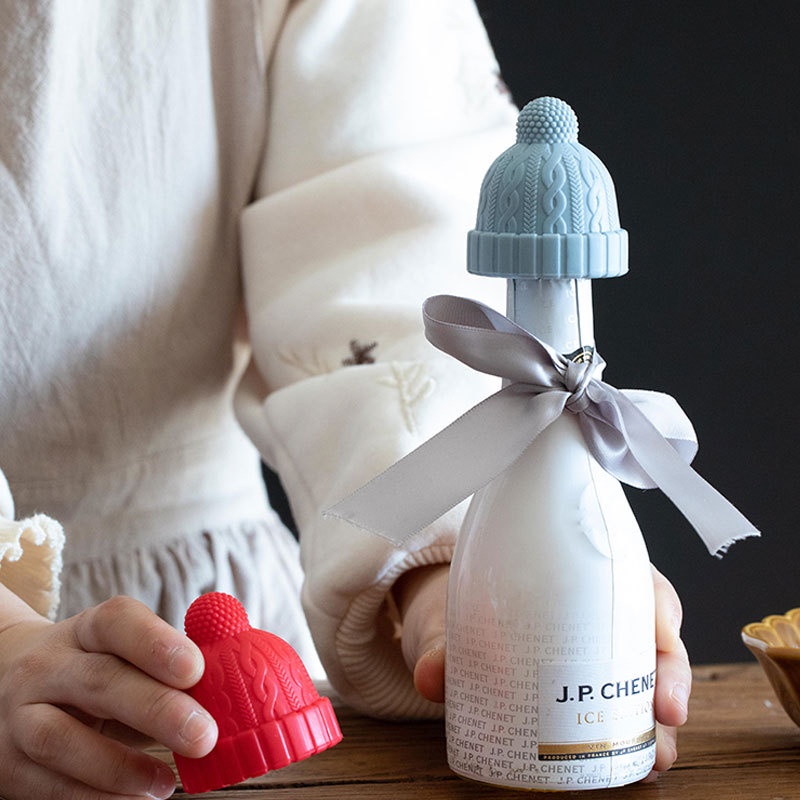 Nắp Đậy Chai Rượu Bằng Silicone Hình Nón Bảo Quản Tái Sử Dụng