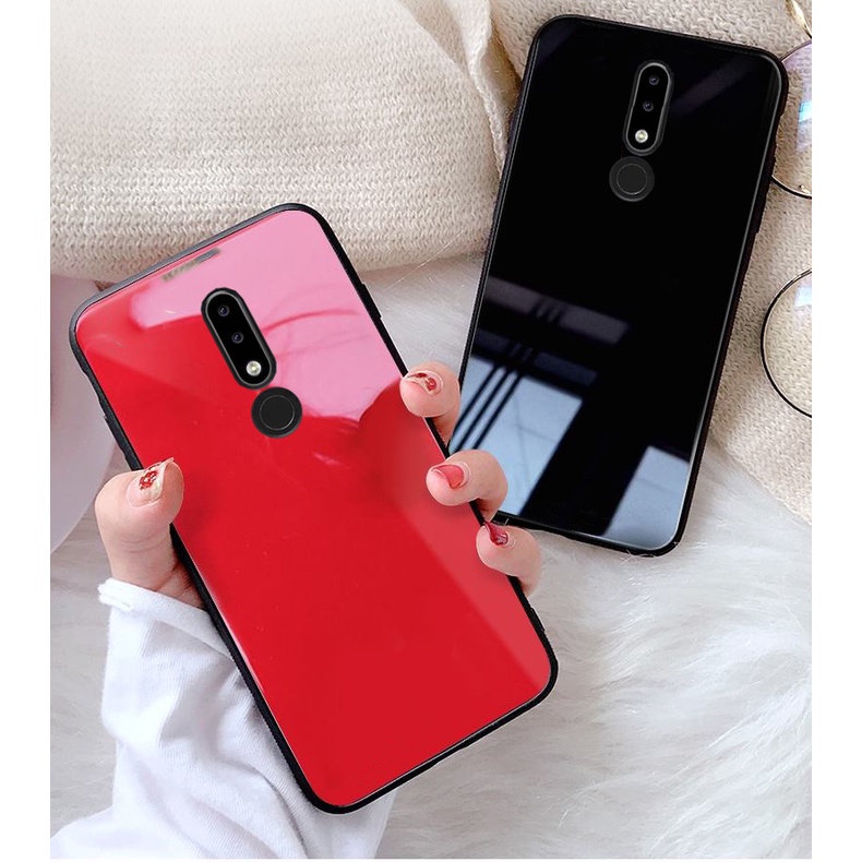 Ốp Lưng NOKIA 6.1 PLUS Mặt kính gương sáng bóng cao cấp