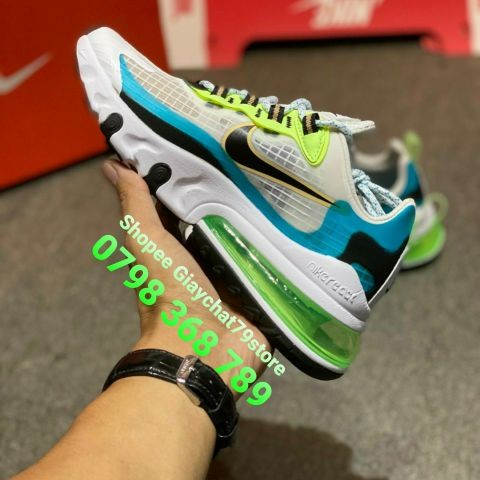 Giày Nike Air Max 270 React SE CT1265-300 Women (20) [Chính Hãng - FullBox - Giaychat79store]