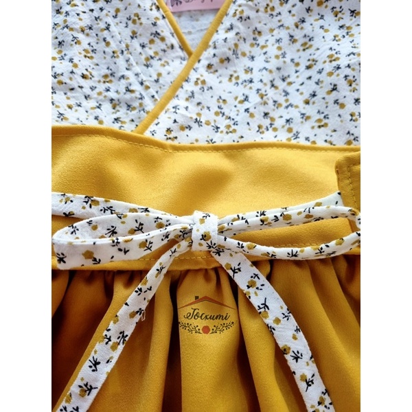 [THIẾT KẾ] KIMONO HOA VÀNG CÁCH TÂN CHO BÉ YÊU [HÀNG ĐẸP]