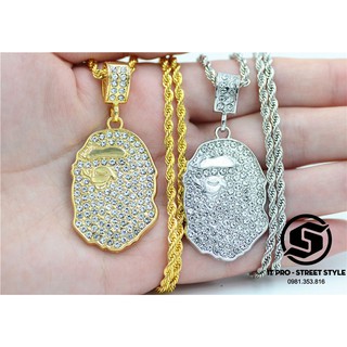 Combo 5 dây chuyền Bape hàng chuẩn, ảnh shop tự chụp
