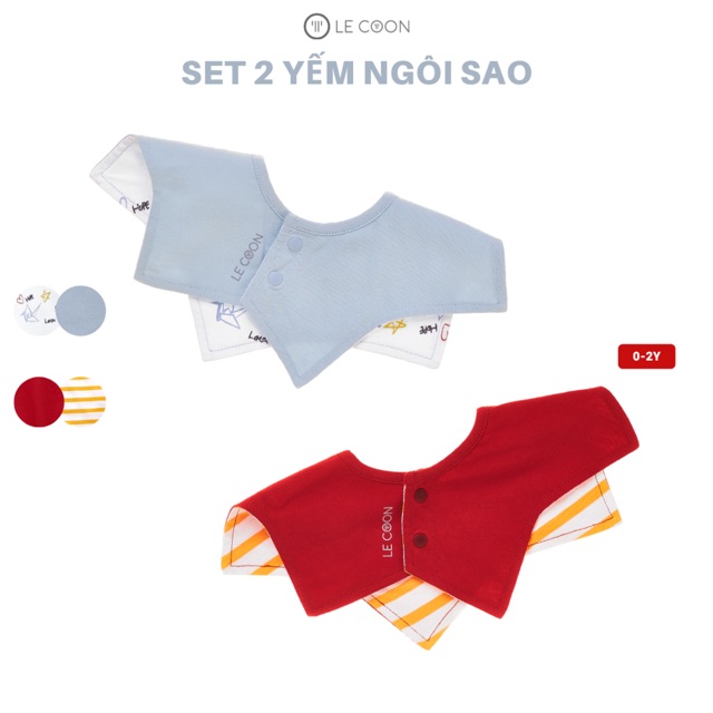 LE COON - Set 2 yếm dành cho bé Lecooon