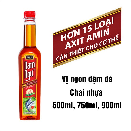 Nước mắm Nam Ngư chai 750ml/500ml