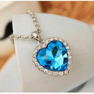 Dây chuyền đá Ruby Sky Blue