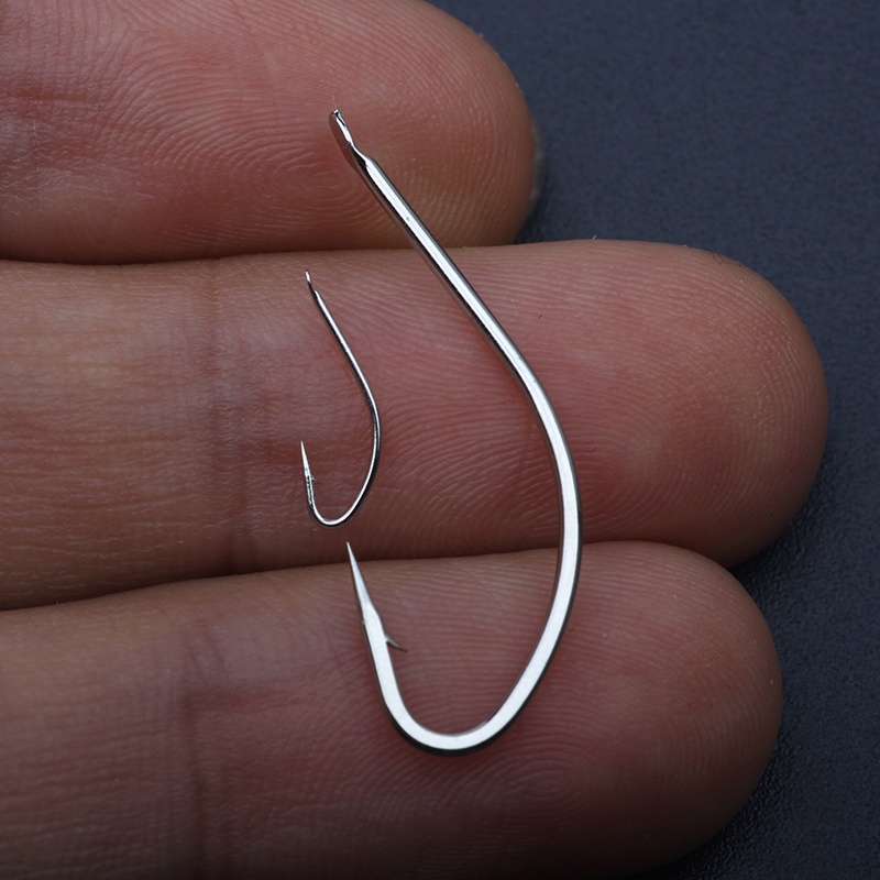 Bộ 100 Móc Câu Cá 1-10 Bằng Carbon Chất Lượng