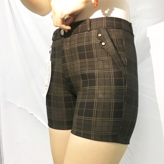 Quần shot karo hàn quốc