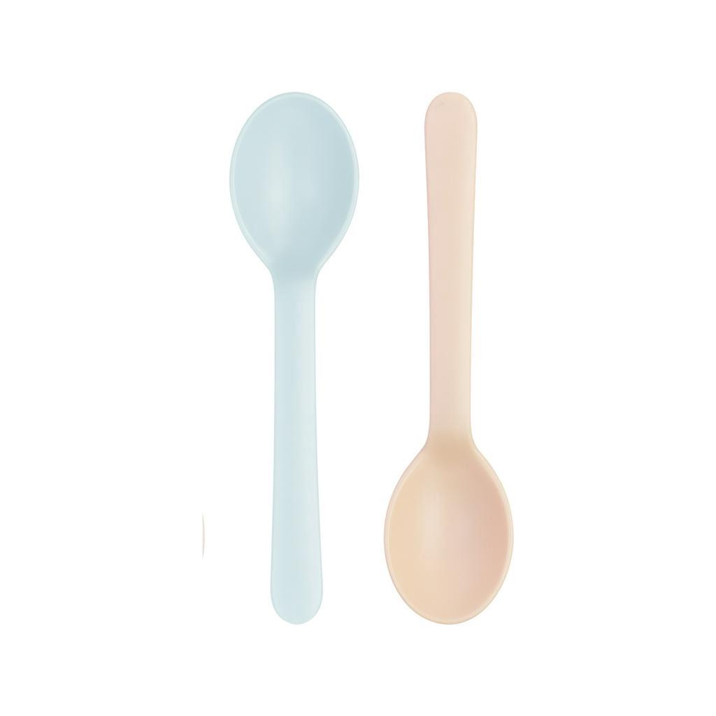 Thìa ăn dặm pack 2, pack 4 ,Muỗng cho bé inochi cho trẻ nhỏ tự ăn thông minh loại dài Amori