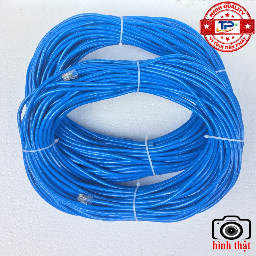 Dây cáp mạng LAN Internet bấm sẵn UTP Cable chống nhiễu dài 20m chuẩn CAT 6