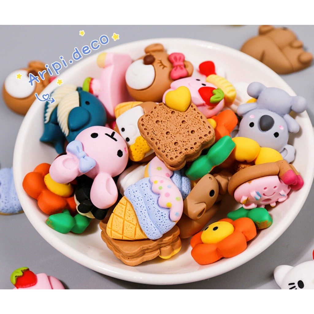 Charm nhỏ xinh thú cưng bánh kẹo B64 /Nguyên liệu làm phụ kiện handmade vòng tay / resin