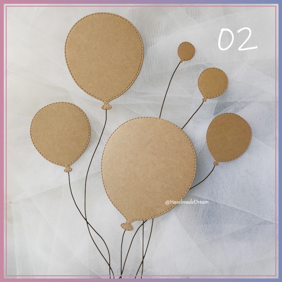 Sticker Hình Dán Trang Trí Thủ Công Dễ Thương - Handmade Dream