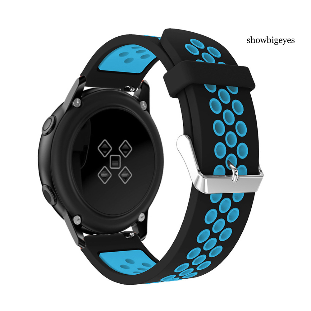 Dây Đeo Silicon 20 / 22mm Cho Đồng Hồ Samsung Galaxy Gear S3 42mm / 46mm Huawei Gt