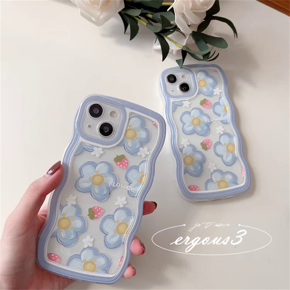 Ốp Điện Thoại Mềm Họa Tiết Hoa Đơn Giản Cho iPhone 14 13 12 11 Pro Max SE2020 X XR Xs Max 7 8 Plus