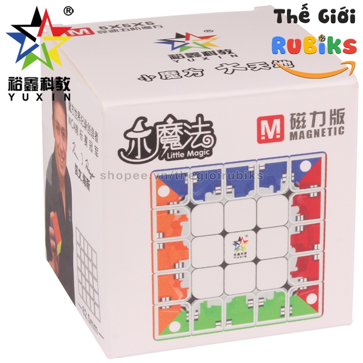 Rubik YuXin Little Magic 5x5 M Có Nam Châm 5x5x5 Cube.