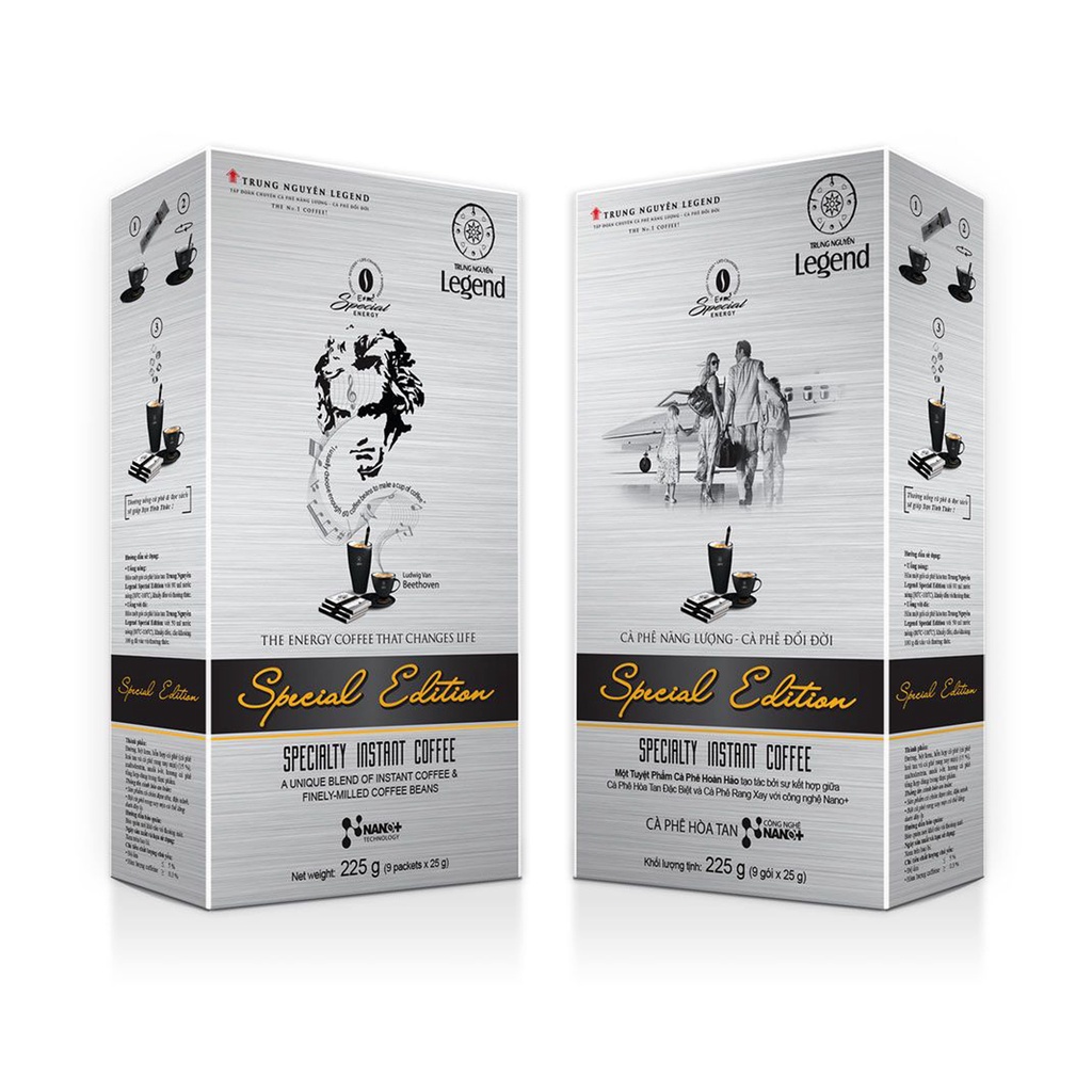 Cà phê hòa tan Legend Special Edition - Trung Nguyên Legend - Hộp 225gr