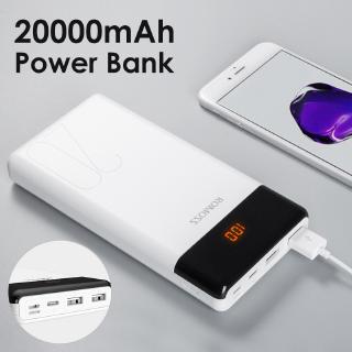 Sạc dự phòng 20000mAh 1:1 ROMOSS LT20 hỗ trợ 3 cổng vào Micro USB Type C Lightning