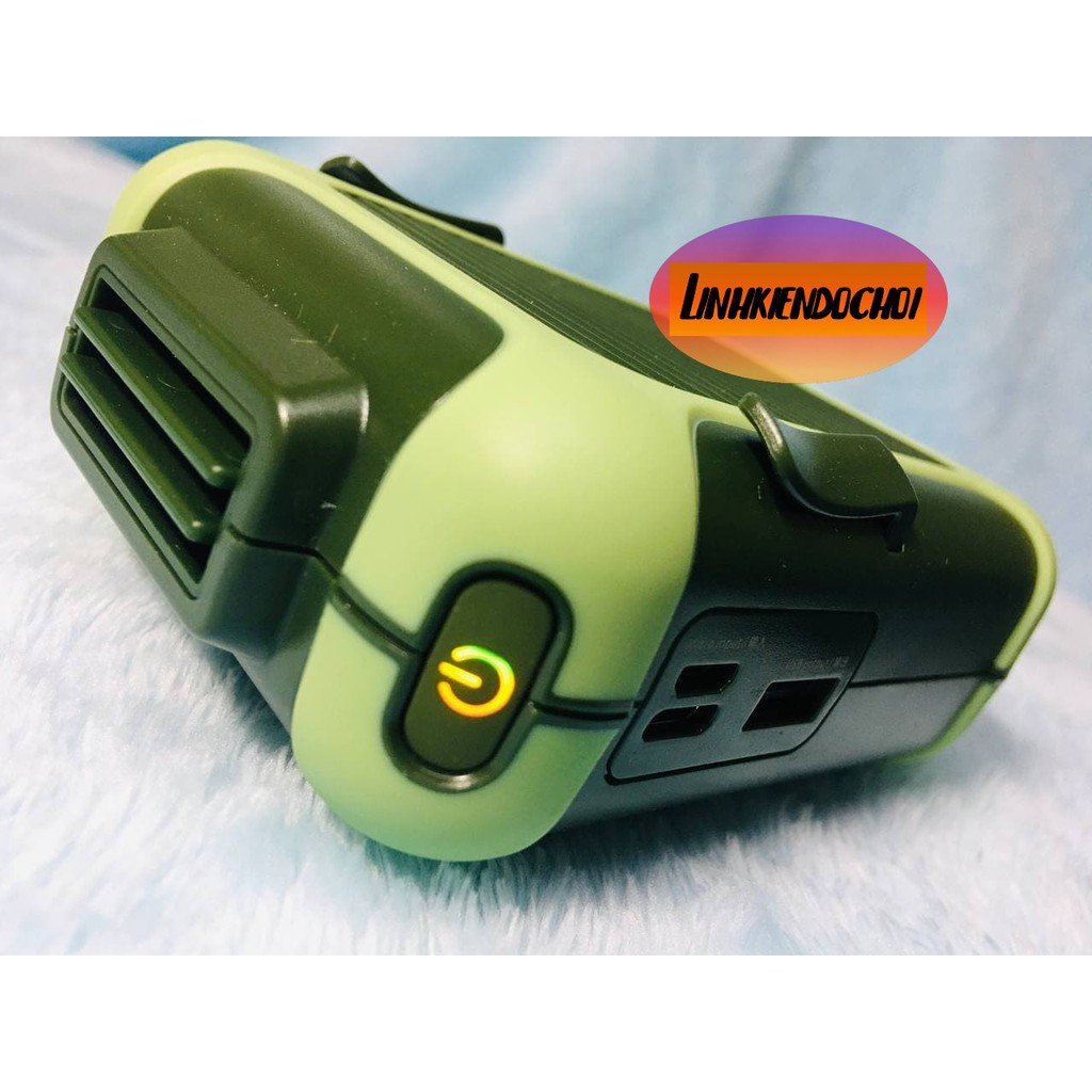 Quạt Mini đeo cổ, quạt tích điện - Mini Cầm Tay Đeo thắt lưng pin 4000mah có cổng sạc ĐT rất tiện lợi | BigBuy360 - bigbuy360.vn
