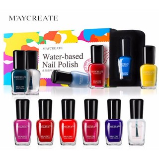 Bộ 06 lọ sơn móng tay màu cao cấp Maycreate ( màu ngẫu nhiên )