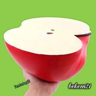 [1/2 QUẢ TÁO ĐỎ] SQUISHY NỬA QUẢ TÁO ĐỎ KHỔNG LỒ - ĐẠI KHỔNG LỒ HÀNG CHÍNH HÃNG SIÊU ĐÁNG YÊU