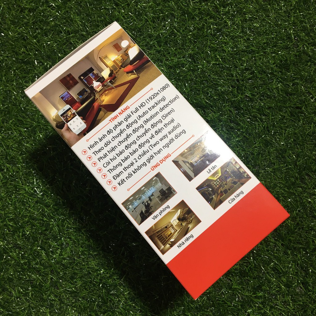 Camera IP Wifi Global PT,  1.0 Megapixel, quay quét 360°, Server Việt Nam, Đàm thoại 2 chiều, còi báo động | BigBuy360 - bigbuy360.vn