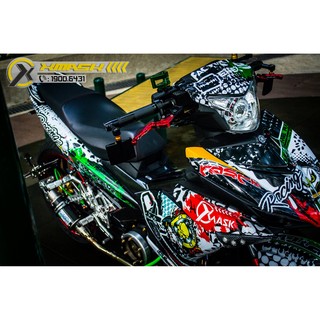  Decal Tem Trùm Xe Exciter 150 Mẫu   Skull