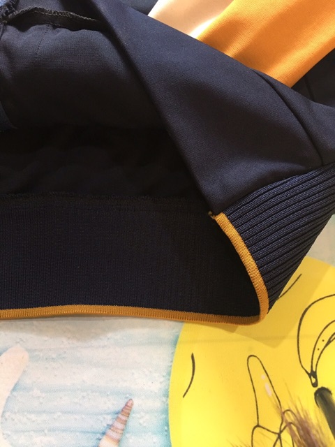 [Mã WASTMAY giảm 15% tối đa 30K đơn 150K] Áó khoác nữ bomber dài tay tím than phối cam_kèm ảnh thật | BigBuy360 - bigbuy360.vn