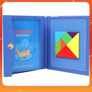 Đồ chơi ghép hình Tangram gỗ sáng tạo phát triển trí thông minh