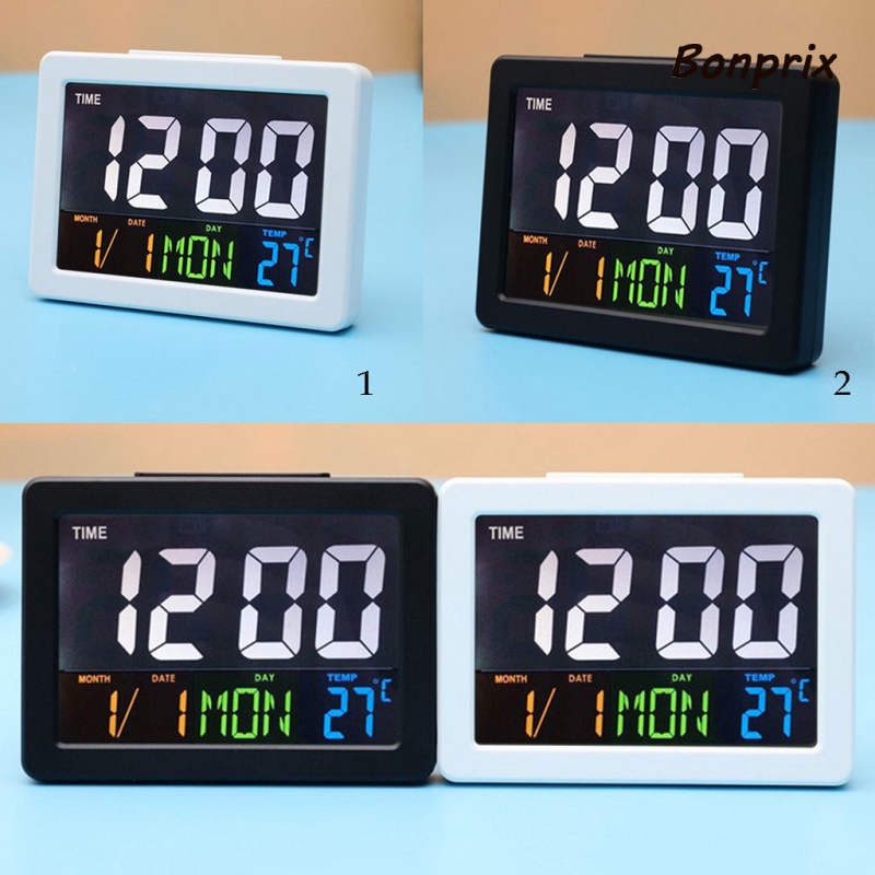 Đồng Hồ Báo Thức Điện Tử Màn Hình LCD Kỹ Thuật Số