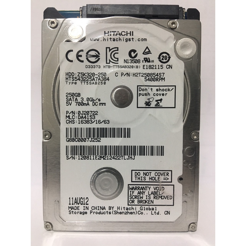 Ổ cứng hdd laptop từ 160gb đến 1000gb tất cả là bóc máy good hết.