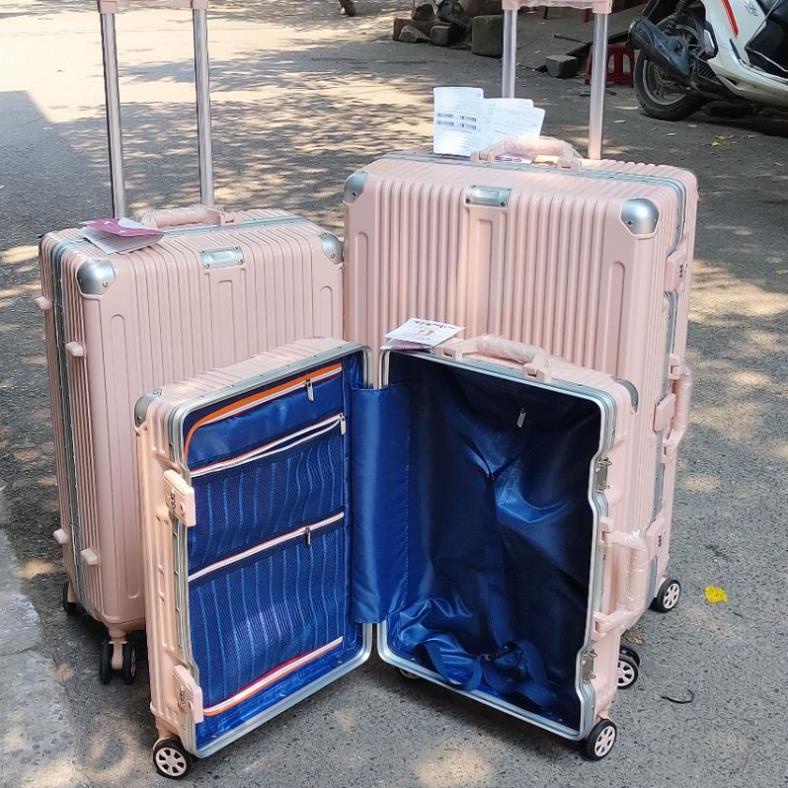 Size 29 Vali du lịch khung nhôm cao cấp TRAVELKING-208 chính hãng Hùng Phát - Bảo hành 5 năm