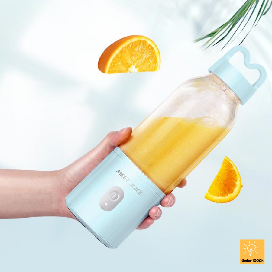 Máy xay cầm tay mini Meet Juice cắm điện - có quai xách tiện lợi