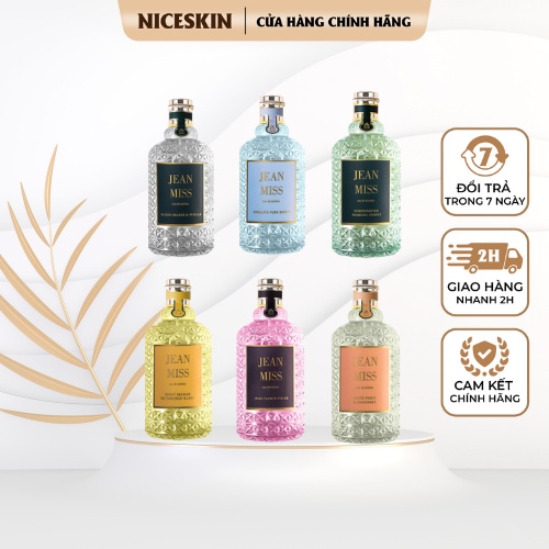 Nước hoa JEAN MISS dành cho nữ 50ml - chai sang chảnh - mùi thơm dịu từ cỏ cây hoa lá