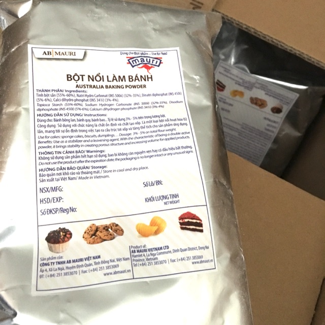 Bột nổi - Banking powder 500g (hãng AB Mauri)