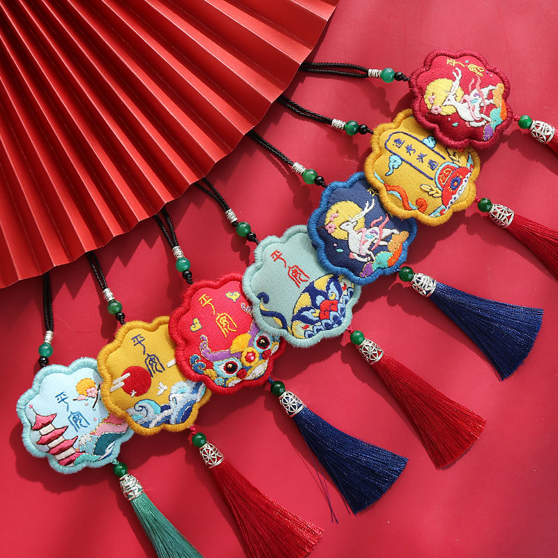 DIY Bộ Kit Cần thêu tay Phụ Kiện Làm Đồ Trang Trí Xe Ô Tô túi nước hoa Trang trí treo Truy cập, dây chuyền điện thoại