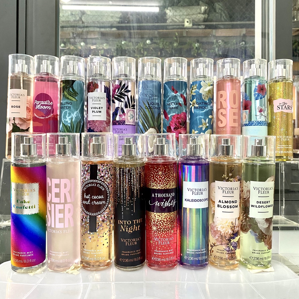 Nước hoa toàn thân xịt thơm VICTORIA 236ml body mist lưu hương bền lâu nội địa trung 2360