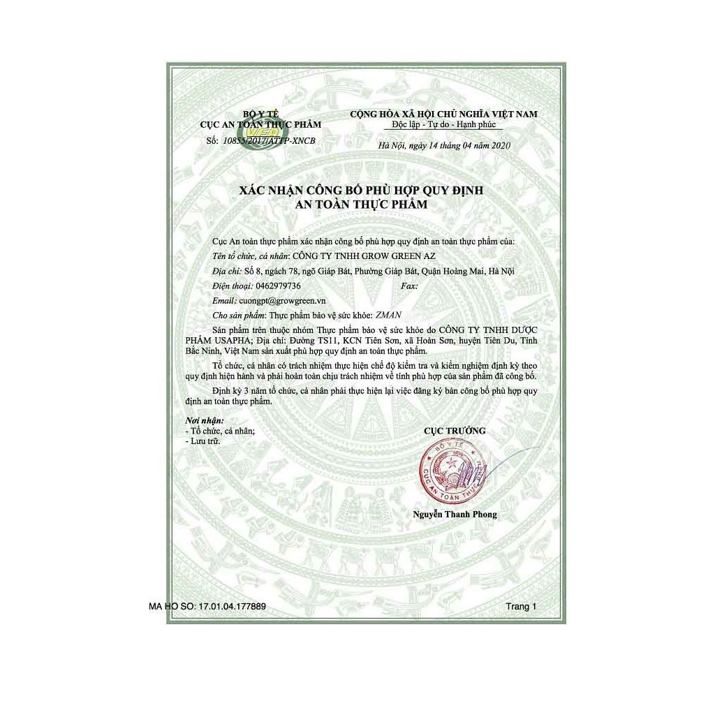 THANH LÝ CHẤT LƯỢNG KHÔNG ĐỔI ZMAN - Hỗ trợ dứt điểm tình trạng rối loạn cương dương, xuất tinh sớm | Thế Giới Skin Care